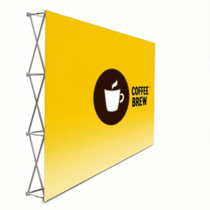 wholesale custom luxury pop up fabric display back wall stand modern style eco friendly custom print modern style eco friendly (copy)