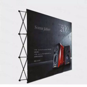 home portable trade show pop up banner display – custom backdrop for event advertising & promotion