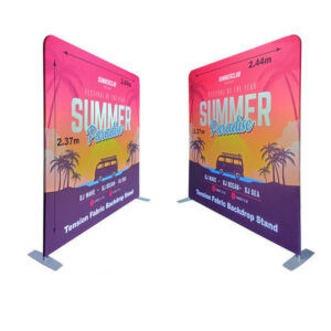 Customized Foldable Trade Background Display Stand