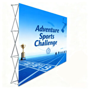 portable foldable straight backdrop display banner stand factory cheap prices, custom print & eco friendly lightweight (copy) (copy)