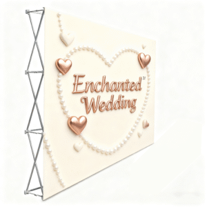 wholesale custom luxury pop up fabric display back wall stand modern style eco friendly custom print modern style eco friendly