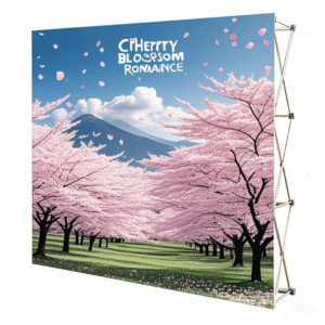 home wholesale custom luxury pop up fabric display back wall stand – modern style eco friendly with custom print (copy)